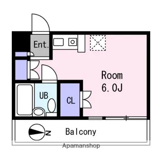 ソリッドリファイン大和【411号室】の間取り