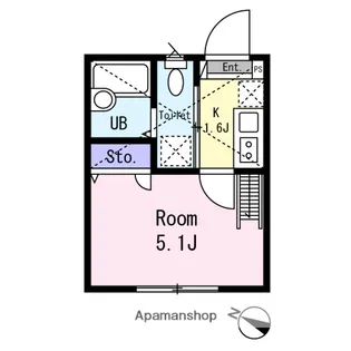 ビリオンハーバーⅥ【202号室】の間取り