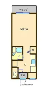ハイツ南海【2階】の間取り