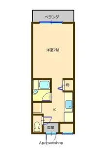 ハイツ南海【2階】の間取り