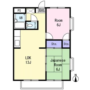 ジュネス中山【301号室】の間取り