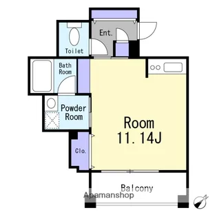 フォーサイト【601号室】の間取り