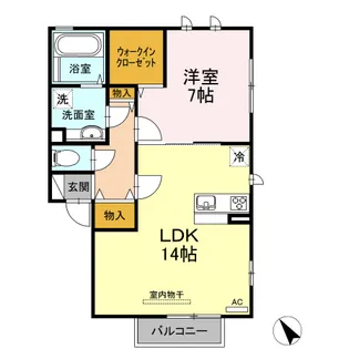 グランファミール【2階】の間取り