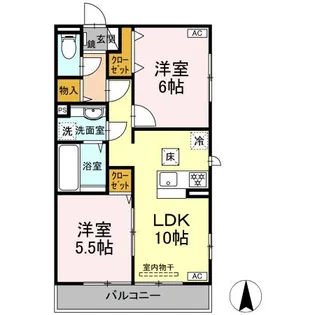 センチュリーハイムあかね台【1階】の間取り