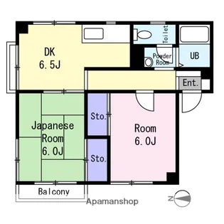 エステートピア大島【301号室】の間取り