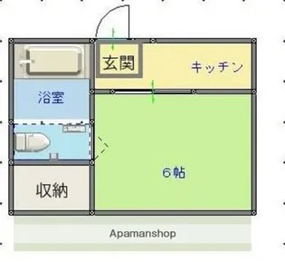 コーポみどり【2階】の間取り