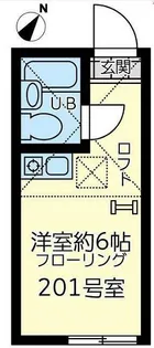 ユナイト鴨居ゴーギャンの夢【2階】の間取り
