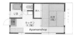 すずらん【203号室】の間取り