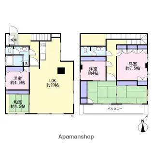 アークすみれが丘【1階】の間取り