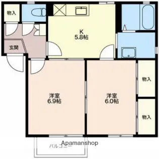 リンデンバウム【2階】の間取り