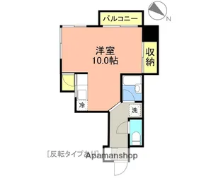 リバティープラザ東大通【2階】の間取り