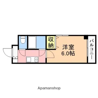 ラ・ヴィラ天神【4階】の間取り