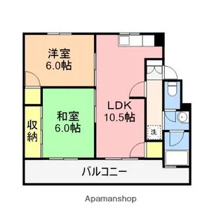 第3コーポ青木【2階】の間取り