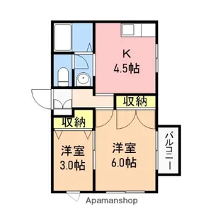 アンジュ【2階】の間取り