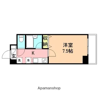 オルザス新潟【506号室】の間取り