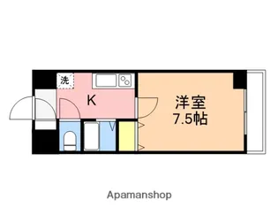 オルザス新潟【7階】の間取り