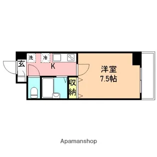 オルザス新潟【5階】の間取り
