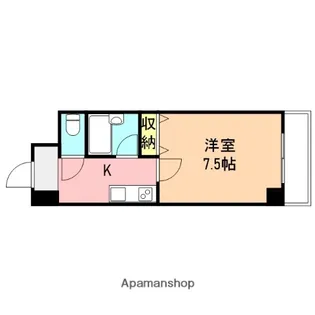 オルザス新潟【8階】の間取り