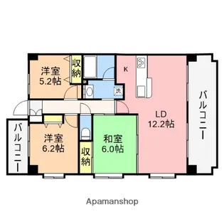 リファーレ新和【309号室】の間取り