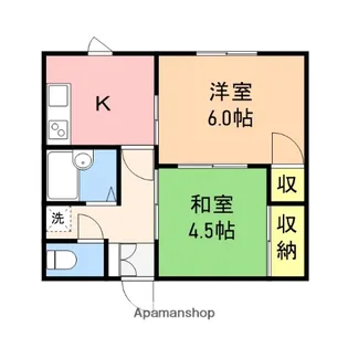 ハイツ相生【102号室】の間取り