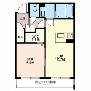 ウェルデンス上所島壱番館【1階】の間取り