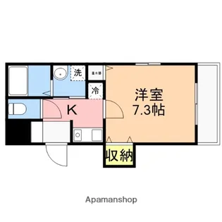 シンプルライン天神尾【3階】の間取り