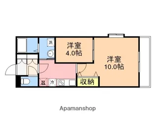 フェロー風【101号室】の間取り