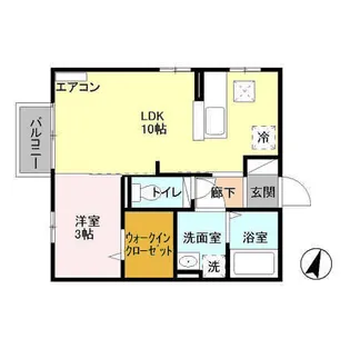 スマルト【1階】の間取り
