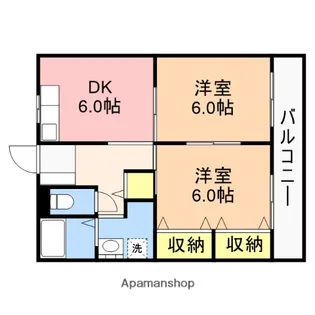 エトワール城山【1階】の間取り