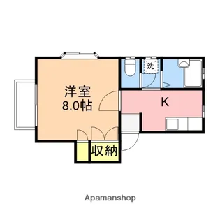 ハウスモンブラン【2階】の間取り