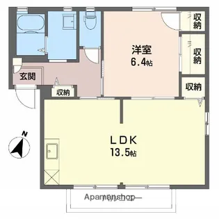 ディアコート【2階】の間取り