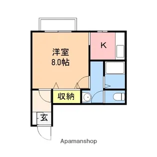 コーポすみれ【2階】の間取り
