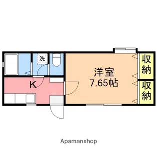 ハウスパーシモンⅢ【2階】の間取り