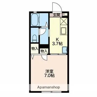 ハイムキルシェ【2階】の間取り
