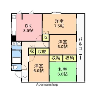 アーバンヒル【203号室】の間取り