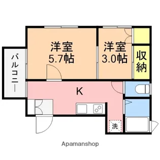 グーテンハウゼ【1階】の間取り