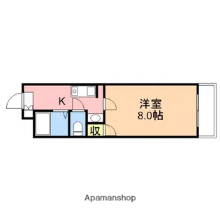 LILY−BE女池【1階】の間取り