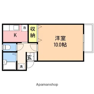 トリコロールハウス【207号室】の間取り