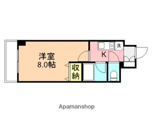 オセオ弁天【9階】の間取り