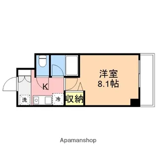 オセオ弁天【910号室】の間取り
