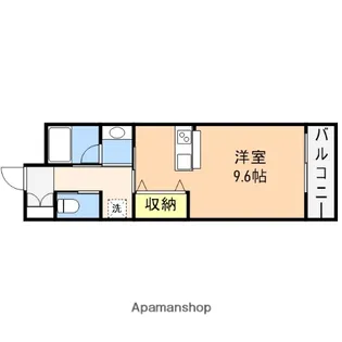 シエスタ米山【2階】の間取り