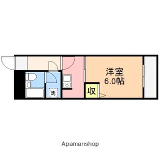 ライオンズマンション新潟古町【502号室】の間取り