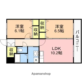 ファミーユ【302号室】の間取り