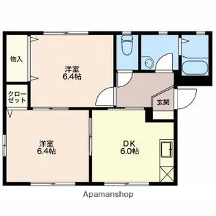 グリーンヒル3【2階】の間取り