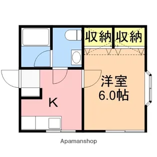 ベルシオン新潟Ⅰ【1階】の間取り
