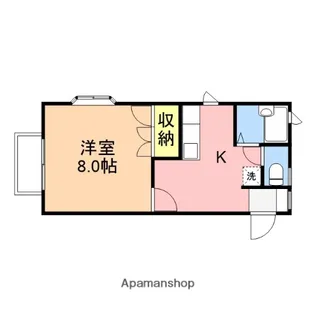 リバプール【103号室】の間取り