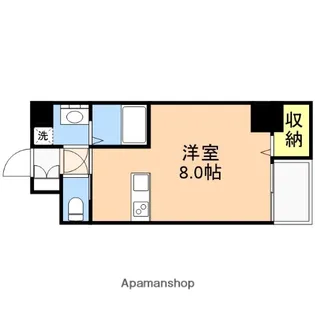 ライフコア駅南【601号室】の間取り