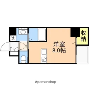 ライフコア駅南【303号室】の間取り