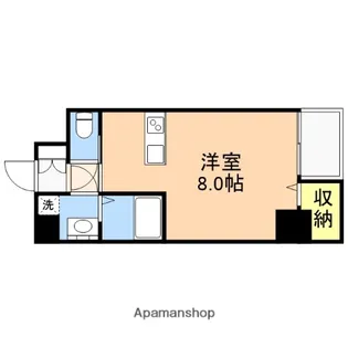 ライフコア駅南【305号室】の間取り