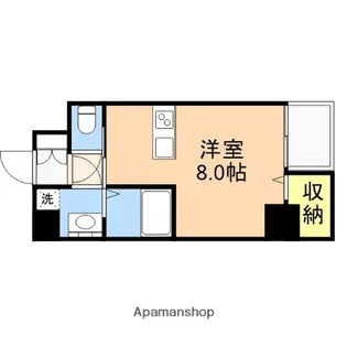ライフコア駅南【705号室】の間取り